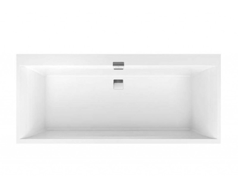 Ванна Villeroy & Boch Architectura Squaro Edge 12, 190x90 см, Quaryl® (литой мрамор), белый UBQ190SQE2DV-01