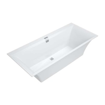 Vanna Villeroy & Boch Architectura Squaro Edge 12, 190x90cm, Quaryl® (Lietais marmors), Balta UBQ190SQE2DV-01