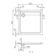 Душевой поддон Villeroy & Boch O.novo 90x90см, Акрил Белый UDA0906DEN1V-01 Душевой поддон Villeroy & Boch O.novo 90x90см, Акрил Белый UDA0906DEN1V-01