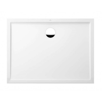 Dušas paliktnis Villeroy & Boch Futurion Flat, 90x120cm, Quaryl® (Lietais marmors), Balts UDQ1290FFL2V-01