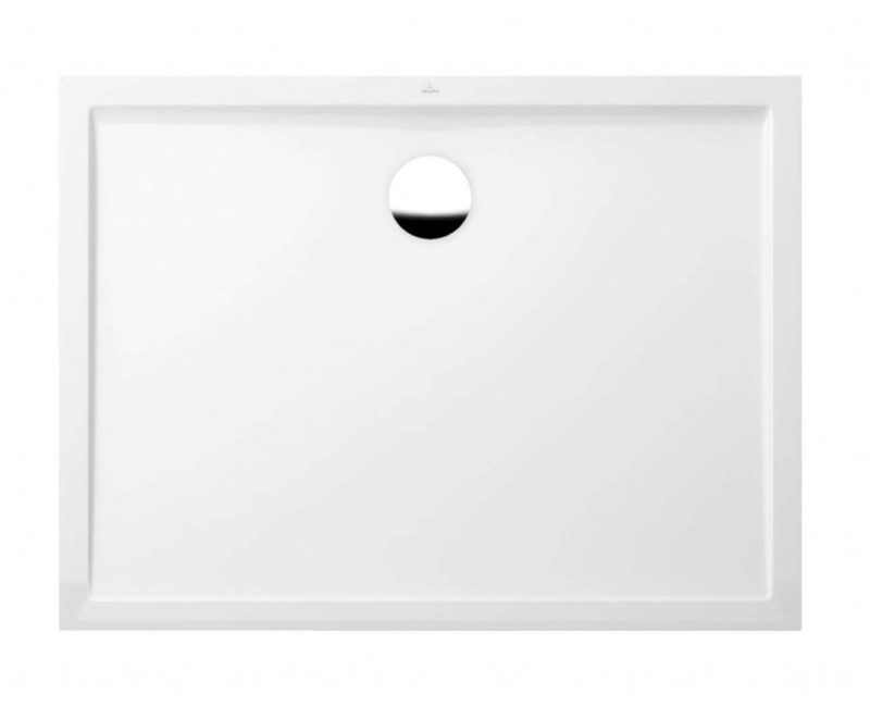 Душевой поддон Villeroy & Boch Futurion Flat, 90x120 см, Quaryl® (литой мрамор), белый UDQ1290FFL2V-01