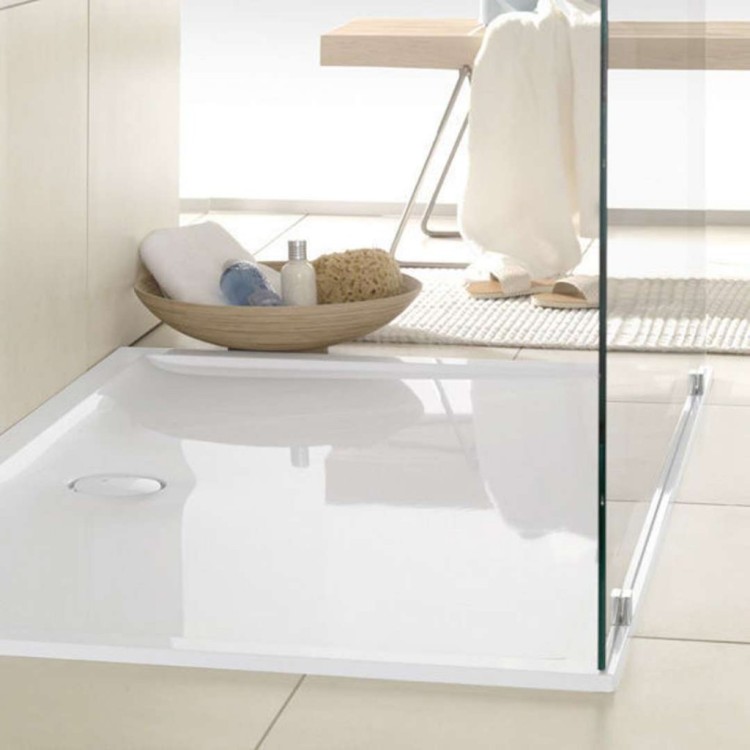 Душевой поддон Villeroy & Boch Futurion Flat, 90x120 см, Quaryl® (литой мрамор), белый UDQ1290FFL2V-01 Душевой поддон Villeroy & Boch Futurion Flat, 90x120 см, Quaryl® (литой мрамор), белый UDQ1290FFL2V-01