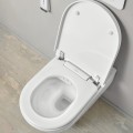Подвесной унитаз с функцией биде Villeroy & Boch ViClean I-200 CeramicPlus Rimfree с крышкой SoftClose Белый