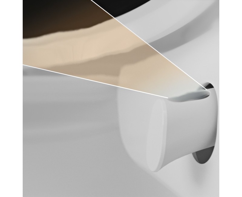 Подвесной унитаз с функцией биде Villeroy & Boch ViClean I-200 CeramicPlus Rimfree с крышкой SoftClose Белый