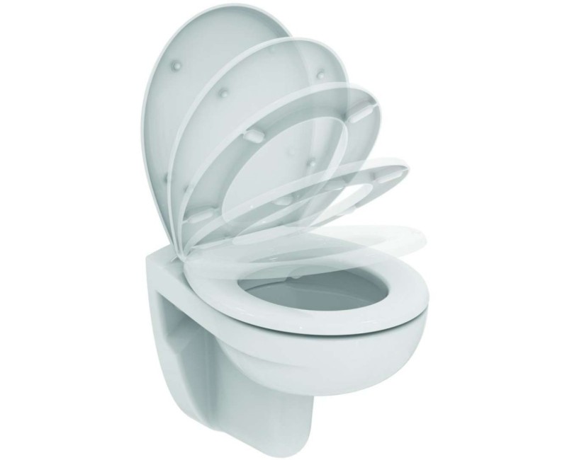 Кришка для унитаза Ideal Standard Eurovit с функцией SoftClose Белый W303001