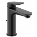 Смеситель для раковины Duravit Wave EasyClean с выдвижным клапаном, черный матовый