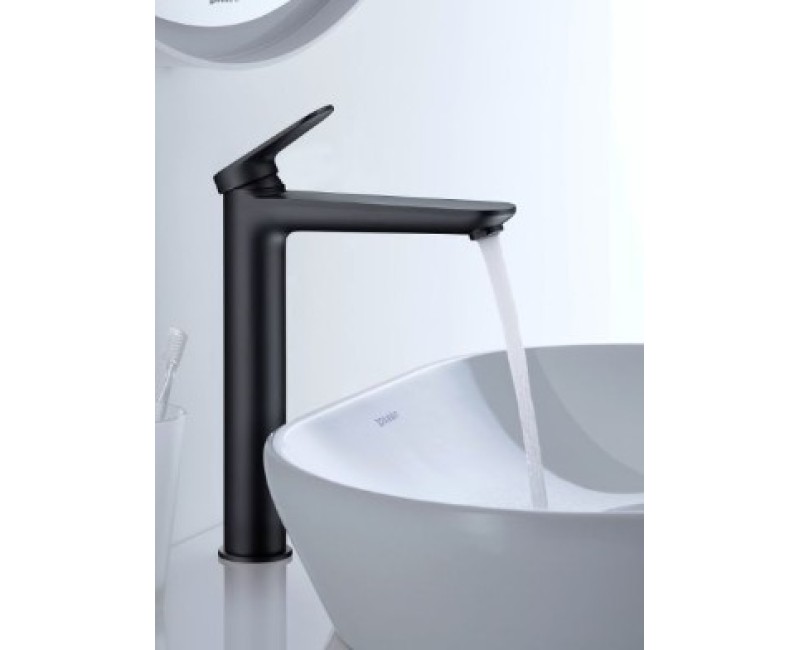 Смеситель для раковины Duravit Wave EasyClean Raised Black Matt