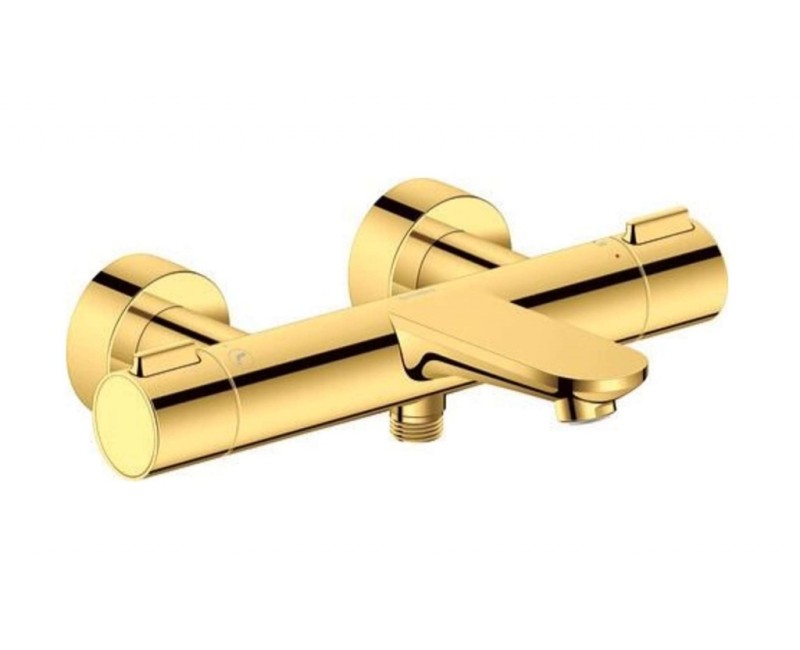 Смеситель для ванны/душа Duravit Wave с термостатом Gold