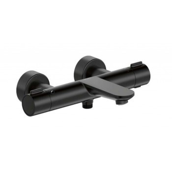 Смеситель для ванны/душа Duravit Wave с термостатом, черный матовый