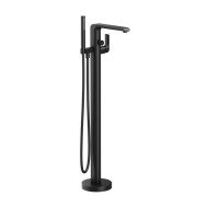 Ravak FL 080.20BL.RB07A Отдельно стоящий смеситель для ванны, черный X070441