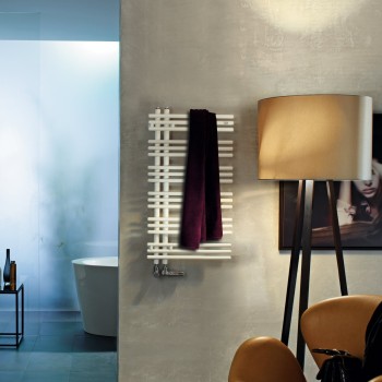 Dvieļu žāvētājs / Radiators Zehnder Yucca Asym 87x48cm, Balts YA-090-050