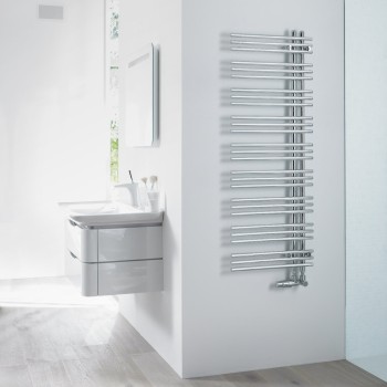 Dvieļu žāvētājs / Radiators Zehnder Yucca Asym 130x58cm, Hromēts YAC-130-060