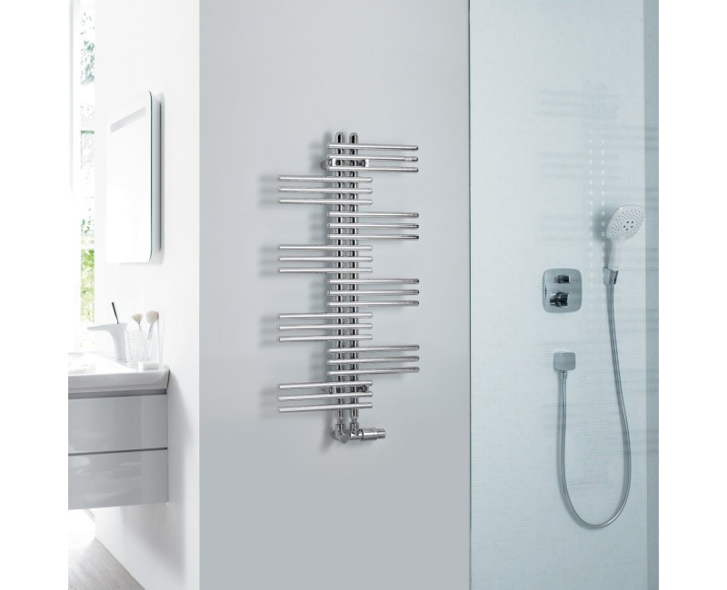Полотенцесушитель / Радиатор Zehnder Yucca 91x50см, Хром YSC-090-050