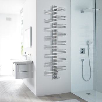 Dvieļu žāvētājs / Radiators Zehnder Yucca Asym 177x60cm, Hroms YSC-180-060