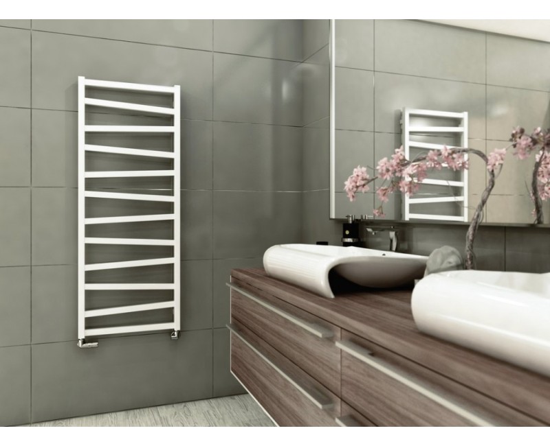 Полотенцесушитель / Радиатор Sapho ZIG 500x1096 мм, Белый Матовый ZG511