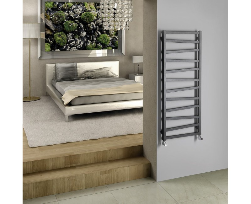 Полотенцесушитель / Радиатор Sapho Zig 50x133 см, 490 Вт, антрацит ZG513A