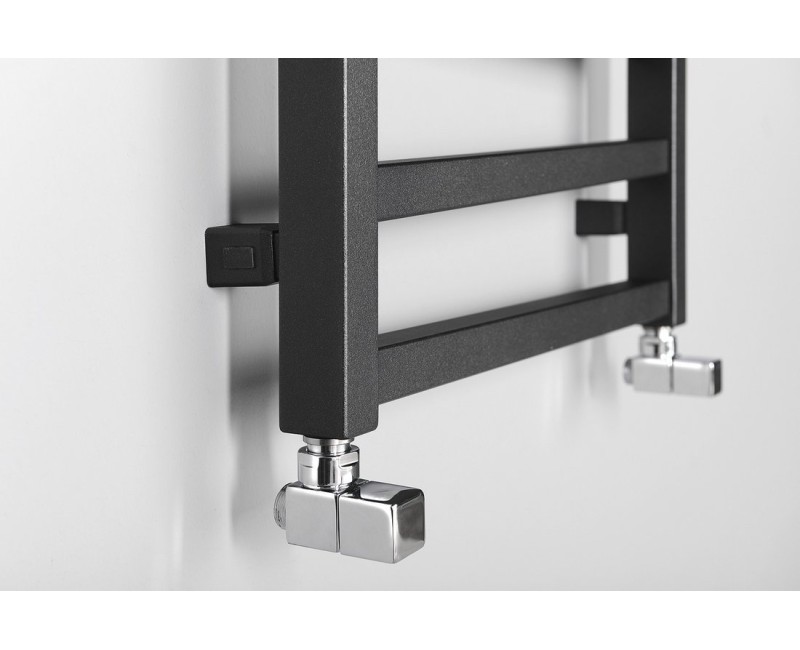 Полотенцесушитель / Радиатор Sapho Zig 50x133 см, 490 Вт, антрацит ZG513A