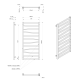 Dvieļu žāvētājs / Radiators Sapho ZIG 600x1334mm, Melns Matēts ZG613B Dvieļu žāvētājs / Radiators Sapho ZIG 600x1334mm, Melns Matēts ZG613B