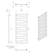 Dvieļu žāvētājs / Radiators Sapho Zig 60x157cm, 709W, melns ZG616B Dvieļu žāvētājs / Radiators Sapho Zig 60x157cm, 709W, melns ZG616B
