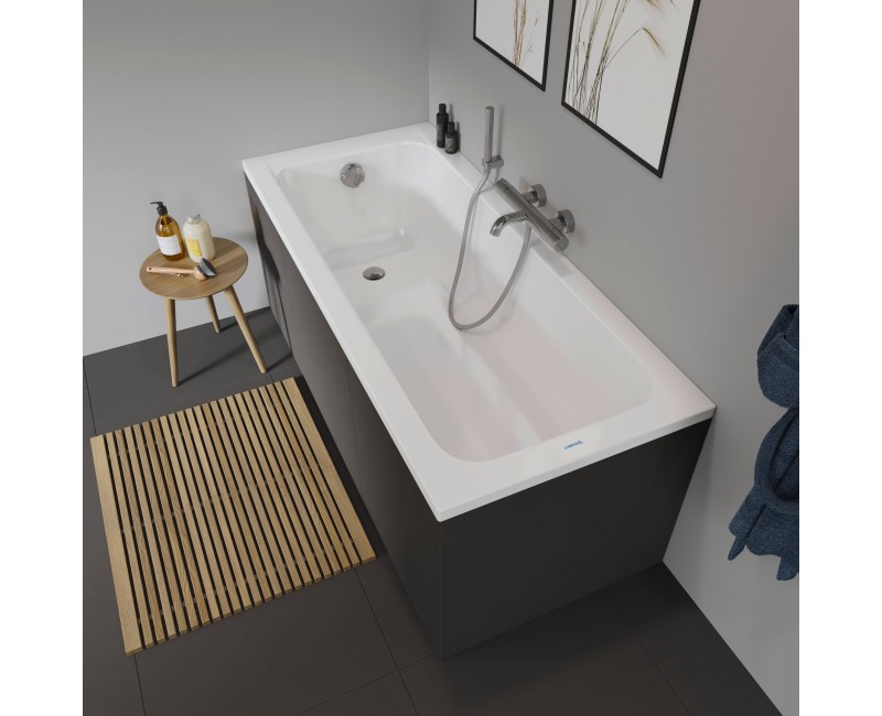 Ванна Duravit D-Code, 160x70см, акрил, белая 700096000000000