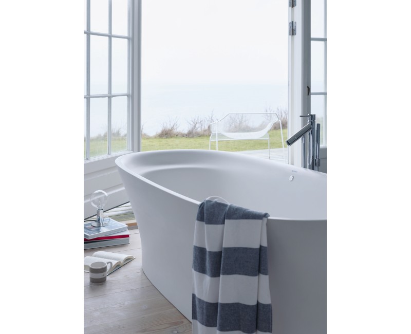 Vanna Duravit Cape Cod, 185x88cm, akrils, matēti balts, 700330000000000