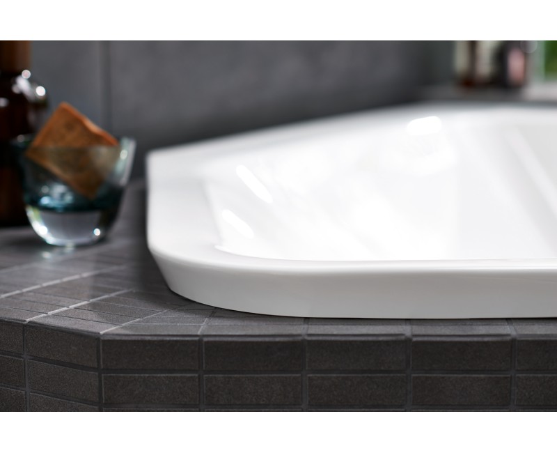 Ванна Duravit Paiova 5, 177x130см, акрил, левая, белая 700390000000000