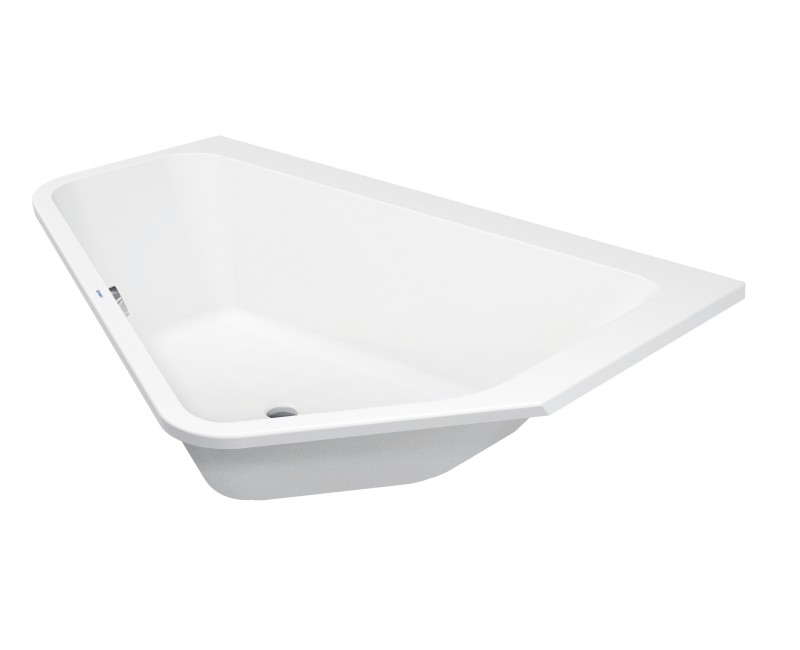 Ванна Duravit Paiova 5, 177x130см, акрил, правая, белая 700391000000000