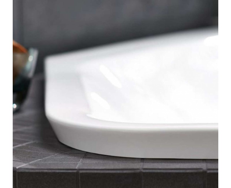 Ванна Duravit Paiova 5, 177x130см, акрил, правая, белая 700391000000000