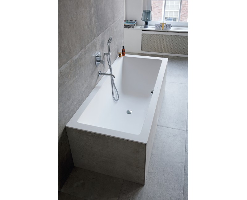 Ванна Duravit DuraSquare, 180x80см, акрил, белая 700426000000000