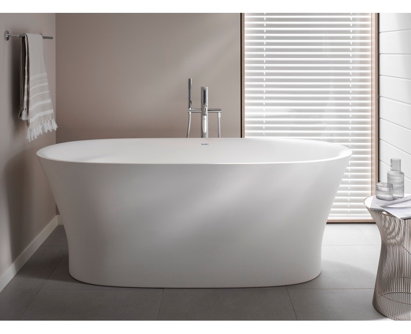 Ванна Duravit Cape Cod, 165x78см, акрил, матовый белый 700459000000000