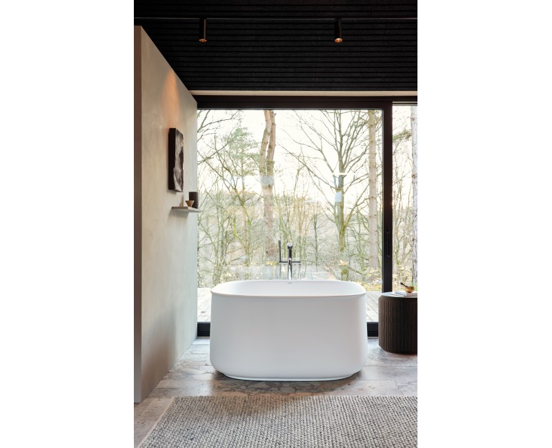 Ванна Duravit Zencha, 125x125см, акрил, матовый белый 700464000000000