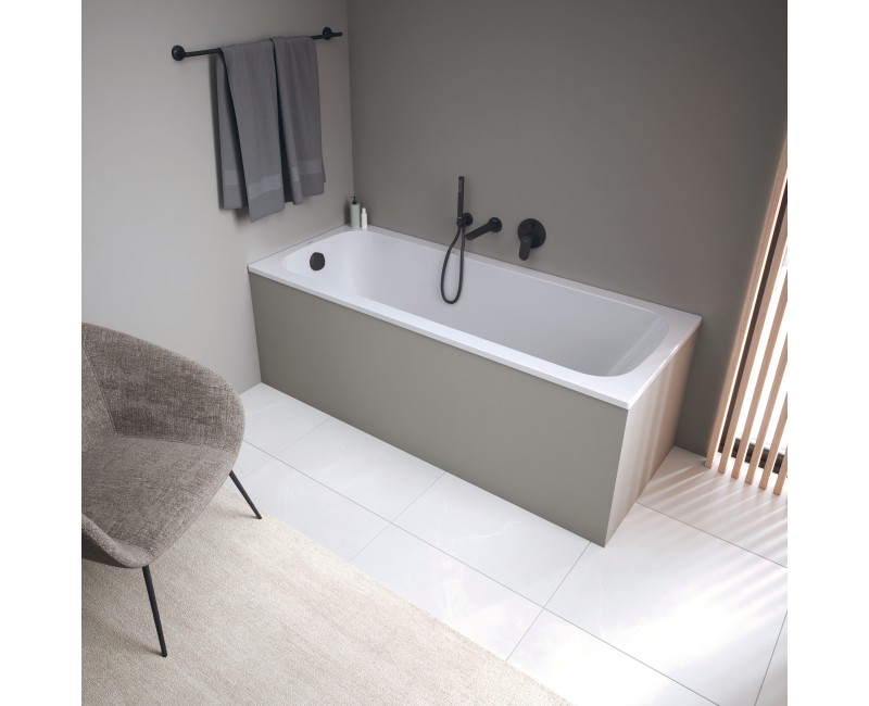 Ванна Duravit Qatego, 170x70см, акрил, белая 700611000000000