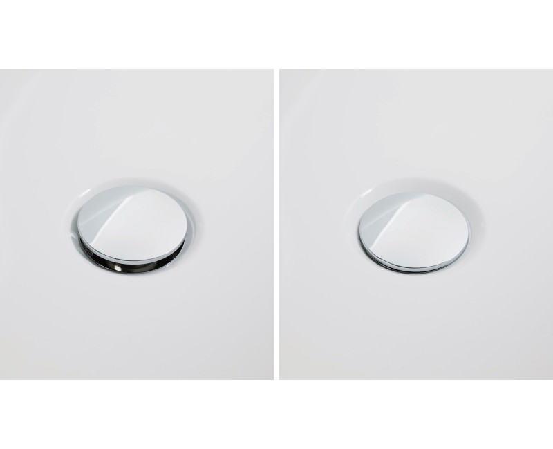 Комплект слива и перелива Duravit, 1100мм, хром 790227000001000