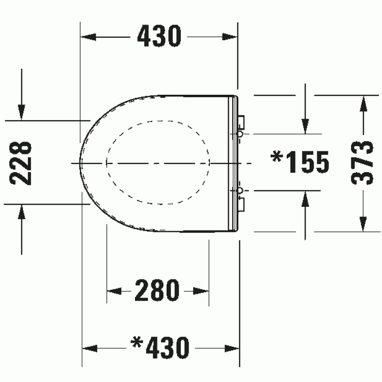 Poda vāks Duravit DuraStyle, SC, balts Poda vāks Duravit DuraStyle, SC, balts