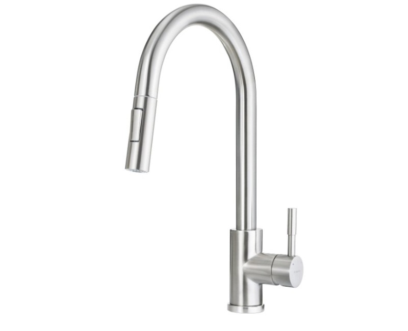 Смеситель для кухни Deante LIMA с выдвижной головкой, 2 вида струй, Хром