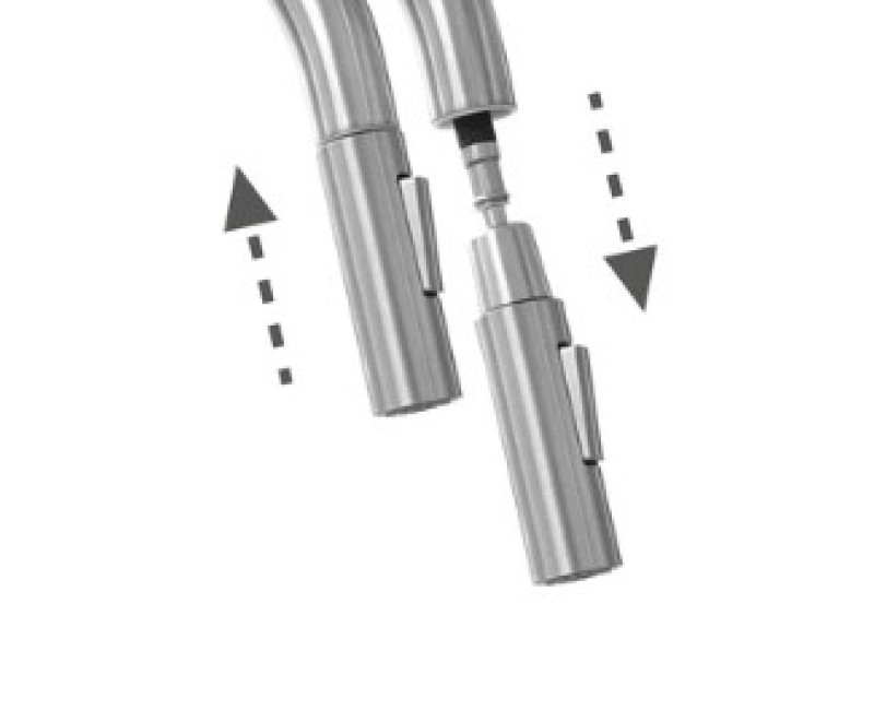 Смеситель для кухни Deante LIMA с выдвижной головкой, 2 вида струй, Хром