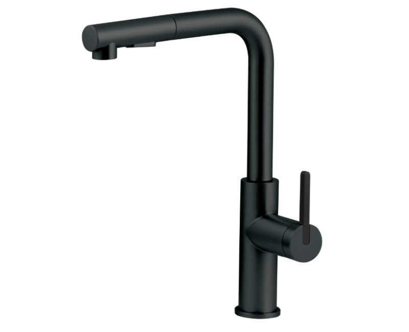 Смеситель для кухни Deante MOMI с выдвижной головкой, Nero Black Nero Black