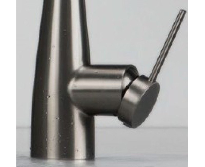 Virtuves maisītājs Deante ERIDAN ar izvelkamu galvu un pieslēgumu filtrētam ūdenim Nero Melns