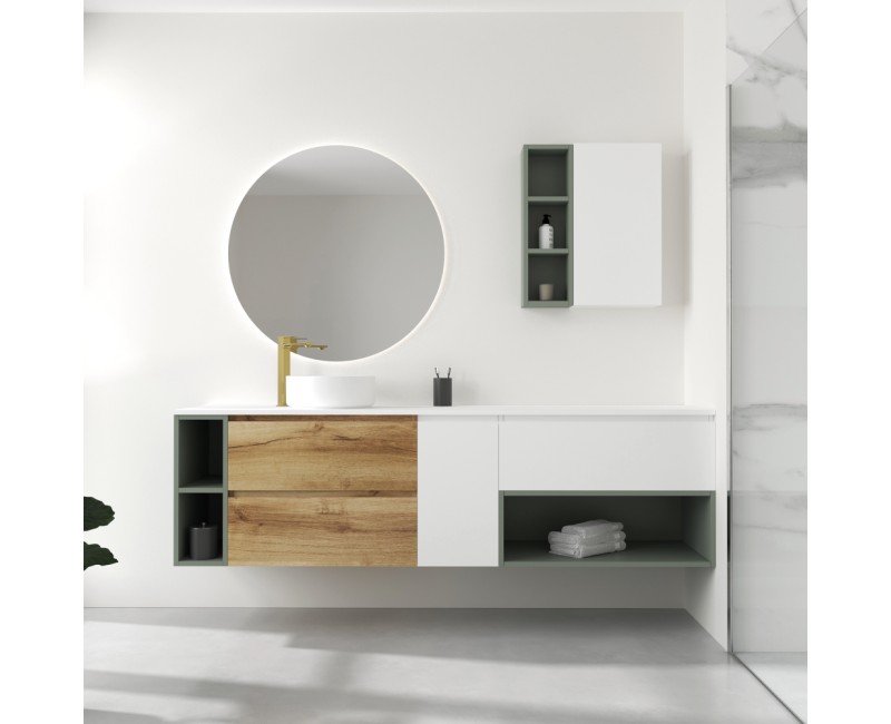 Vannas istabas plauks OZE HARMONIE 800mm (zem virsmas)  Golden Oak