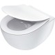 Piekaramais pods Deante PEONIA ZERO Rimless ar Softclose Slim  Vāku, Balts CDED6ZPW