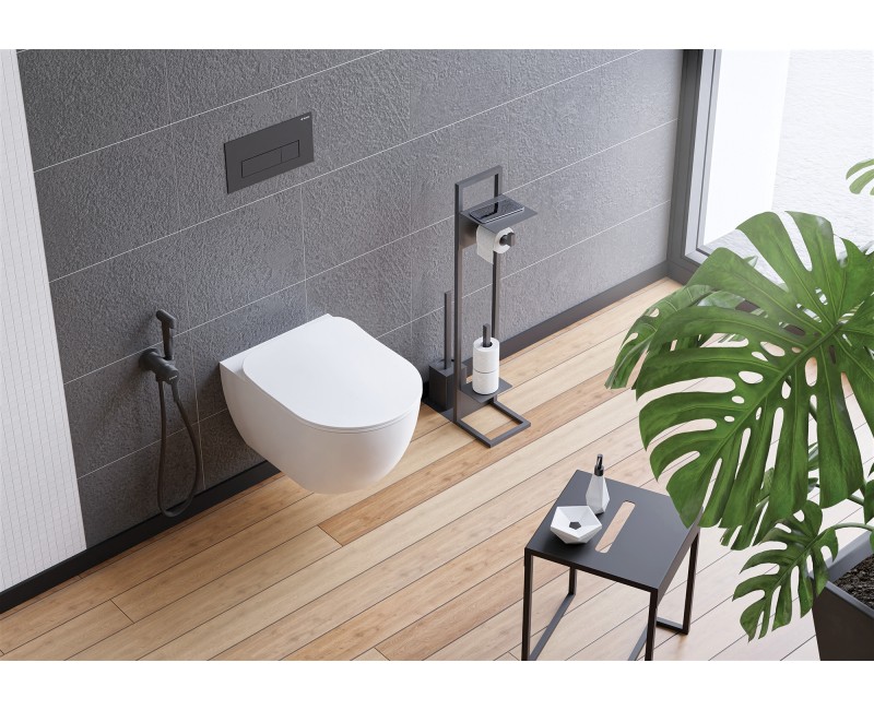 Подвесной унитаз Deante PEONIA ZERO Rimless, Без крышки, Белый