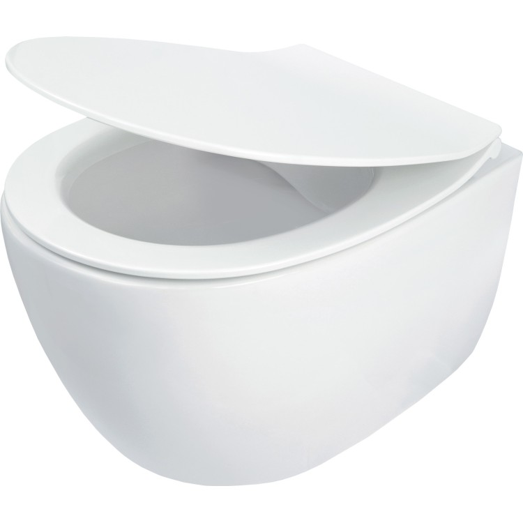 Piekaramais pods Deante SILA Rimless ar Softclose Vāku Balts CDLD6ZPW