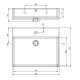 Vannas istabas izlietne Deante TEMISTO 600x500mm, Balta Vannas istabas izlietne Deante TEMISTO 600x500mm, Balta