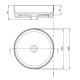 Vannas istabas izlietne Deante ROUND 400mm, Balta Vannas istabas izlietne Deante ROUND 400mm, Balta