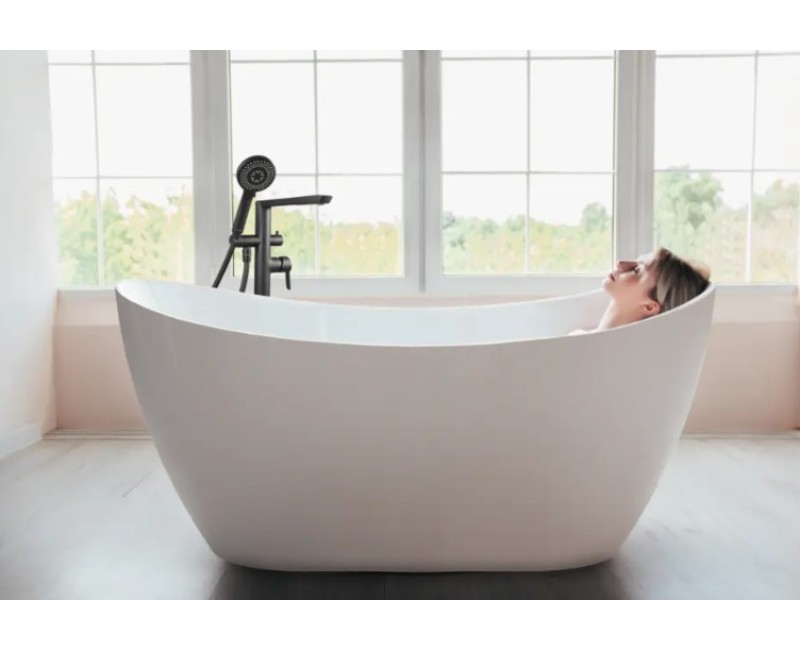 Отдельно стоящая ванна Deante Arnika Oval Cast литой акрил 170x72 см