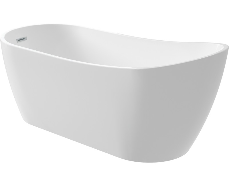 Brīvi stāvošā vanna Deante Arnika Asimetriska, Lietā akrila 160x72cm