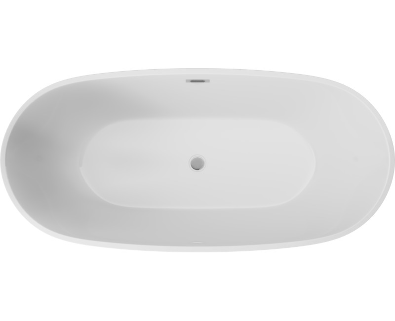 Brīvi stāvošā vanna Deante Alpina Ovāla Lietā akrila 170x79cm