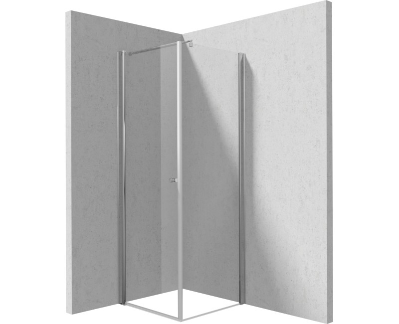 Душевая кабина Deante KERRIA PLUS 90x90см прозрачное стекло, хром. профили
