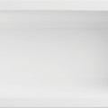 Vannas Deante Prizma akrila taisnstūra 140x70cm ar kājām Balta