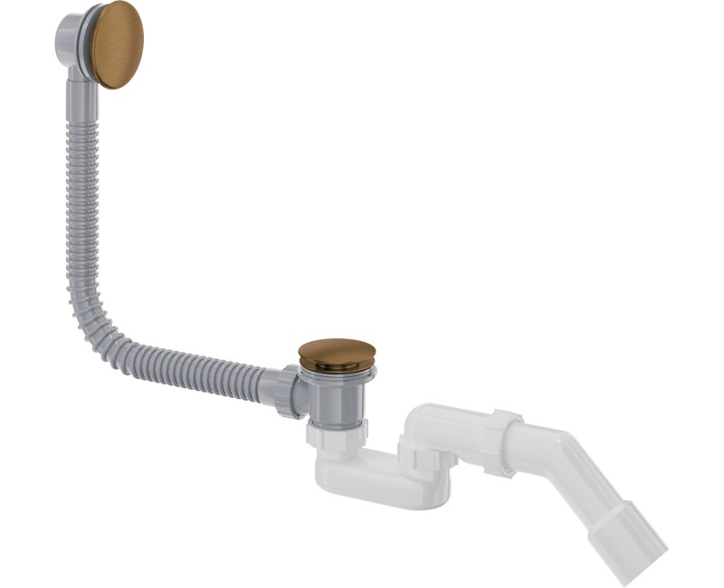 Vannas sifons Deante click-clack Matēts Bronza